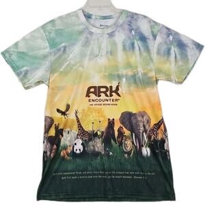 Ark Encounter~Size L~Short Sleeve Front/ Back Full Design All Over Print T-Shirt